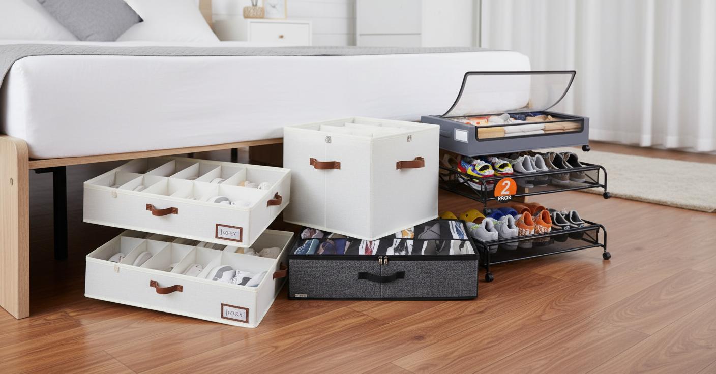 Best Under-Bed Shoe Organizer Drawer - Spacious, Durable, and Easy to Access