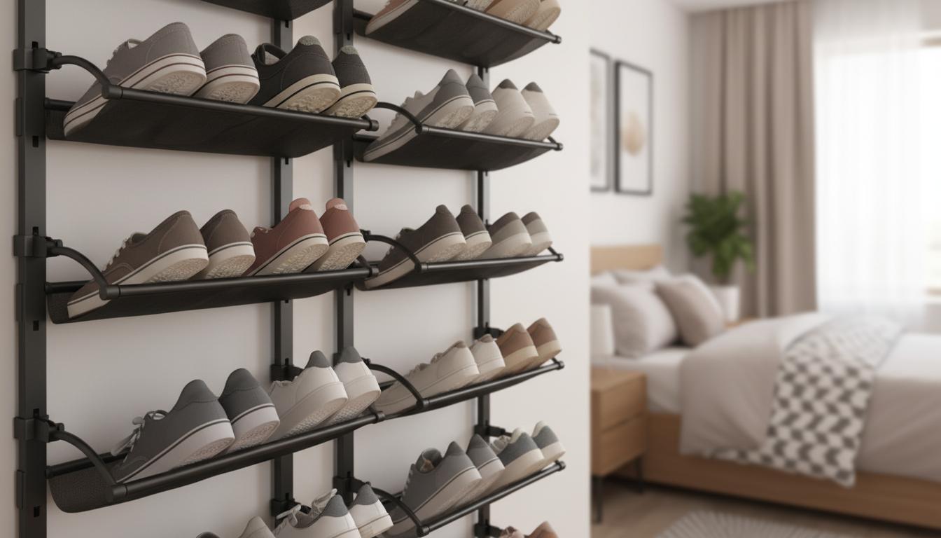 Best Vertical Wall-Mounted Shoe Racks - Space-Saving, Expandable, and Stylish Storage Solutions