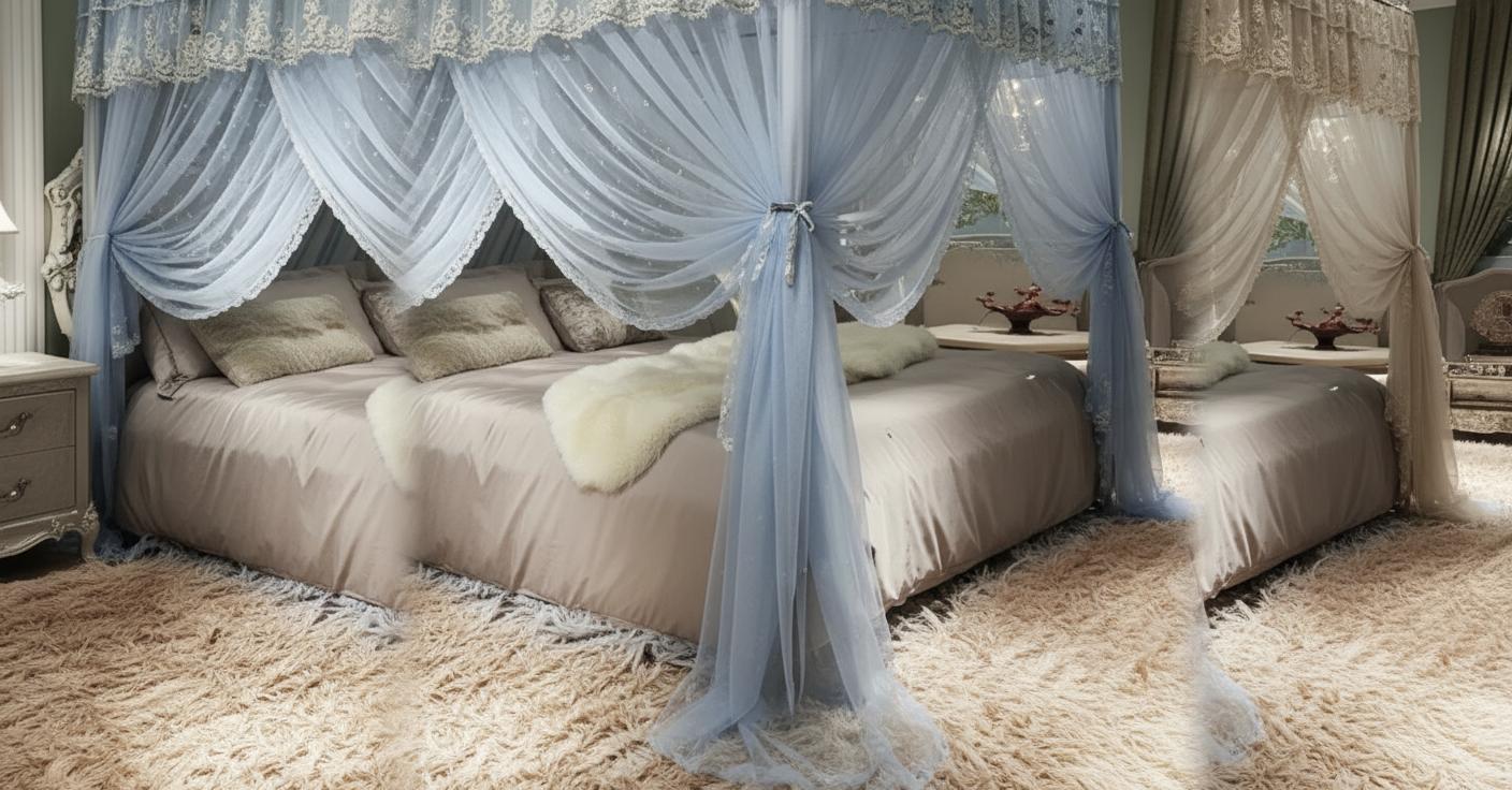 Best Vintage-Inspired Canopy Bed - Stylish Design, Cozy Comfort, and Timeless Elegance