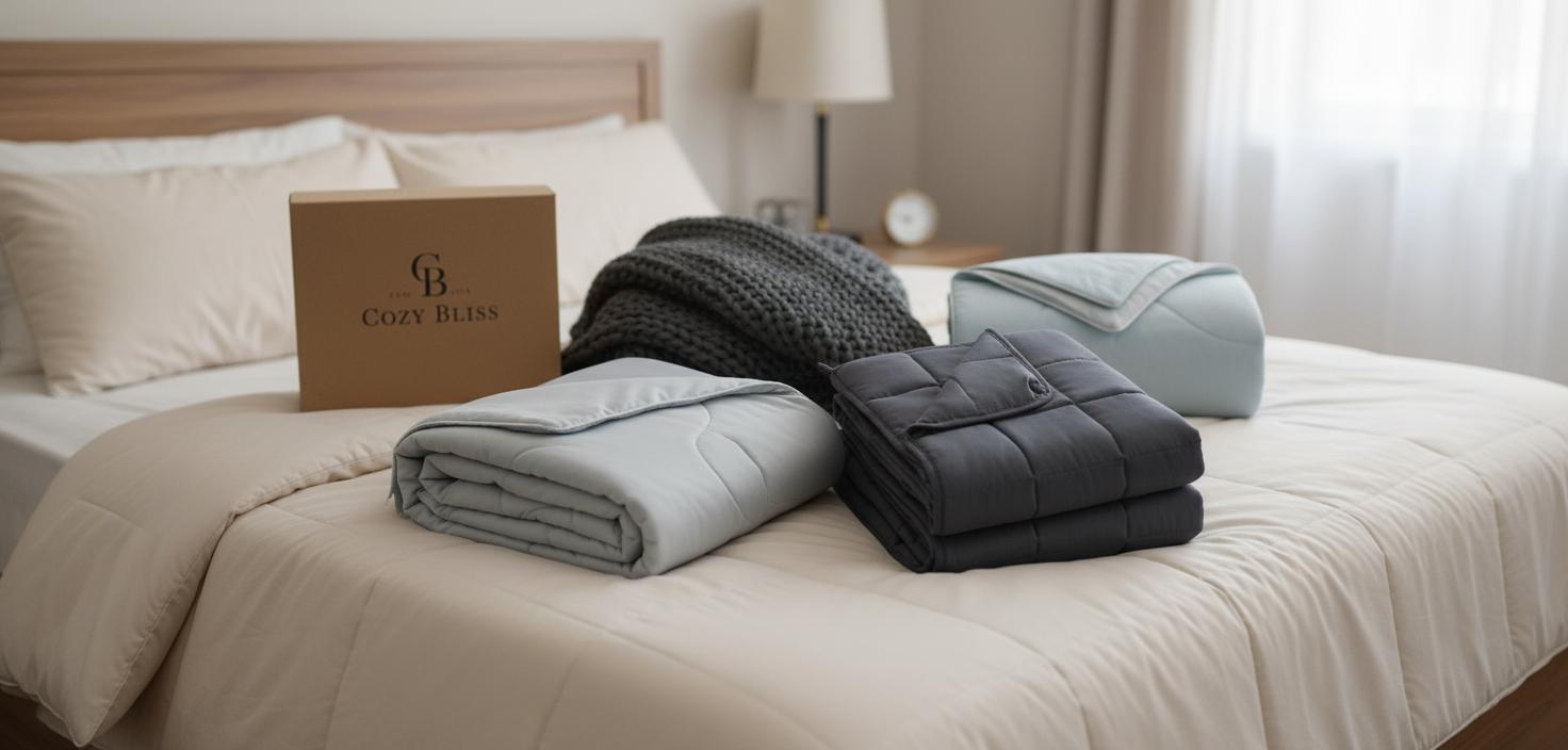 Best Weighted Cooling Blanket - Dual-Sided Cooling Comfort, Breathable Fabric, Temperature Regulation