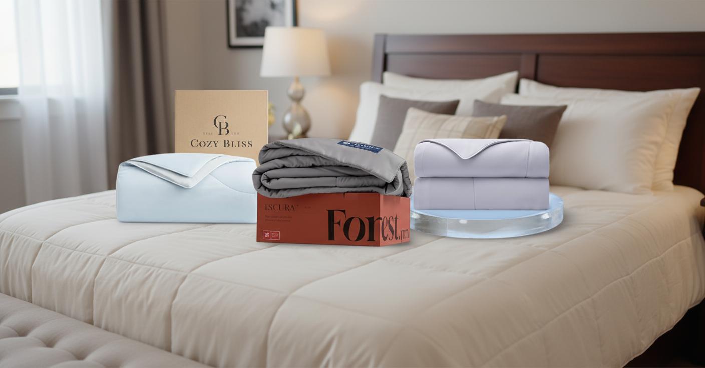 Best Weighted Cooling Comforter - Ultra-Soft, Breathable, Perfect for Hot Sleepers
