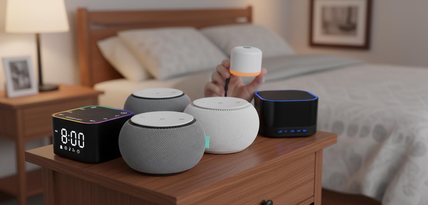 Best White Noise Sleep Machine - Natural Sound Quality, Non-Looping Audio, Enhanced Sleep Experience