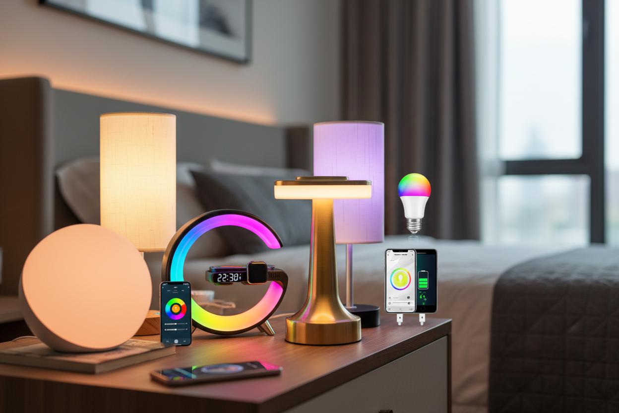 Best WiFi-Enabled Bedside Lamps - Customizable Lighting, Hands-Free Control, and Smart Home Integration