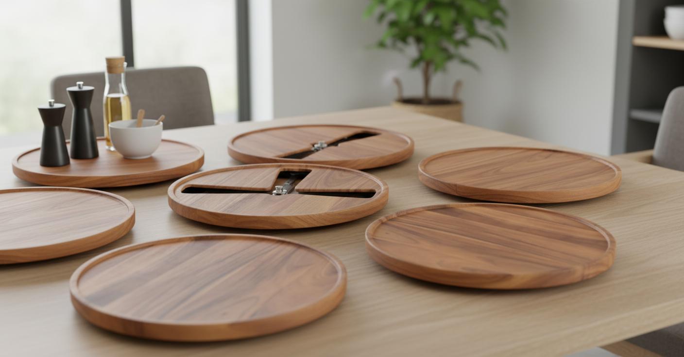 Best Acacia Wood Lazy Susan - Durable, Elegant, and Space-Saving Kitchen Organizer