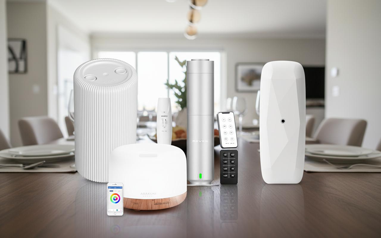 Best App-Controlled Fragrance Diffuser - Customizable Scent Control, Ideal for Large Spaces, User-Friendly Interface