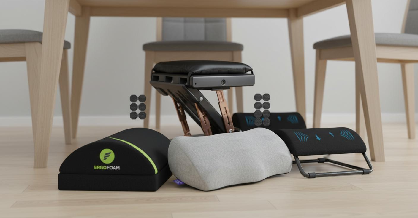 Best Compact Under-Table Foot Rest - Ergonomic Comfort, Optimal Support, Space-Saving Design