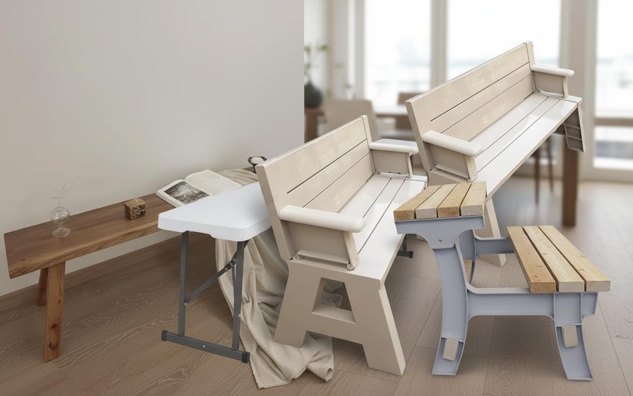 Best Convertible Dining Bench - Rustic Charm, Versatile Seating, Space-Saving Design