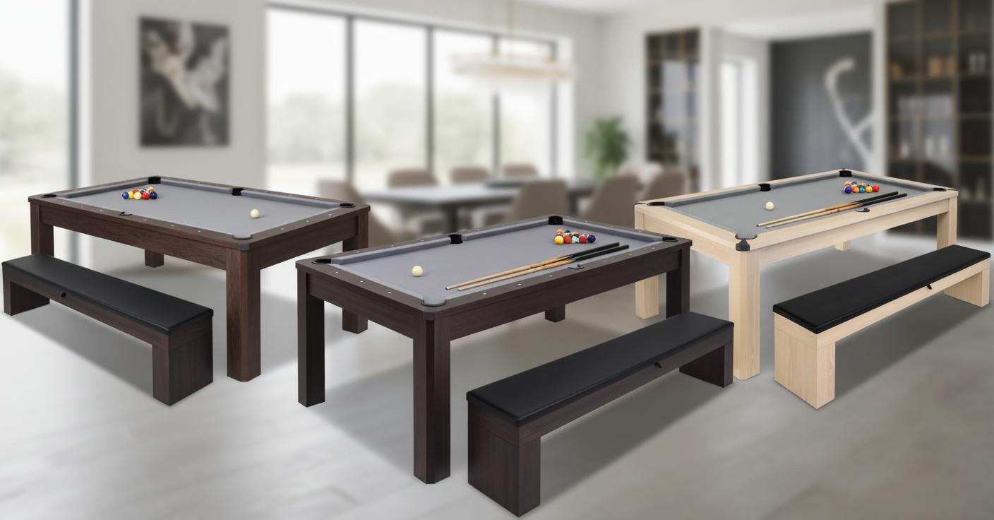 Best Convertible Dining Pool Table - Easy Switch, Protective Foam Inserts, Space-Saving Design