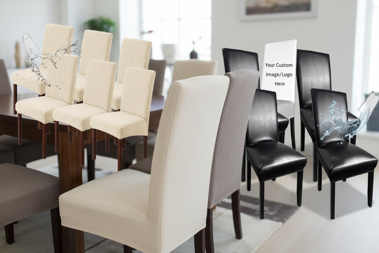 Best Customizable Dining Chair Slipcovers - Stylish, Washable and Protective Against Spills and Stains