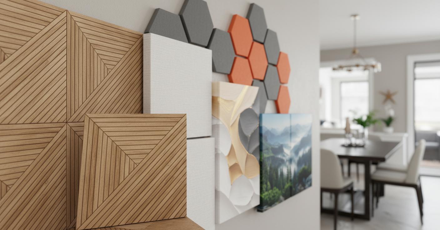 Best Decorative Acoustic Wall Panels - Stylish Sound Absorption, Enhanced Room Acoustics, Modern Design