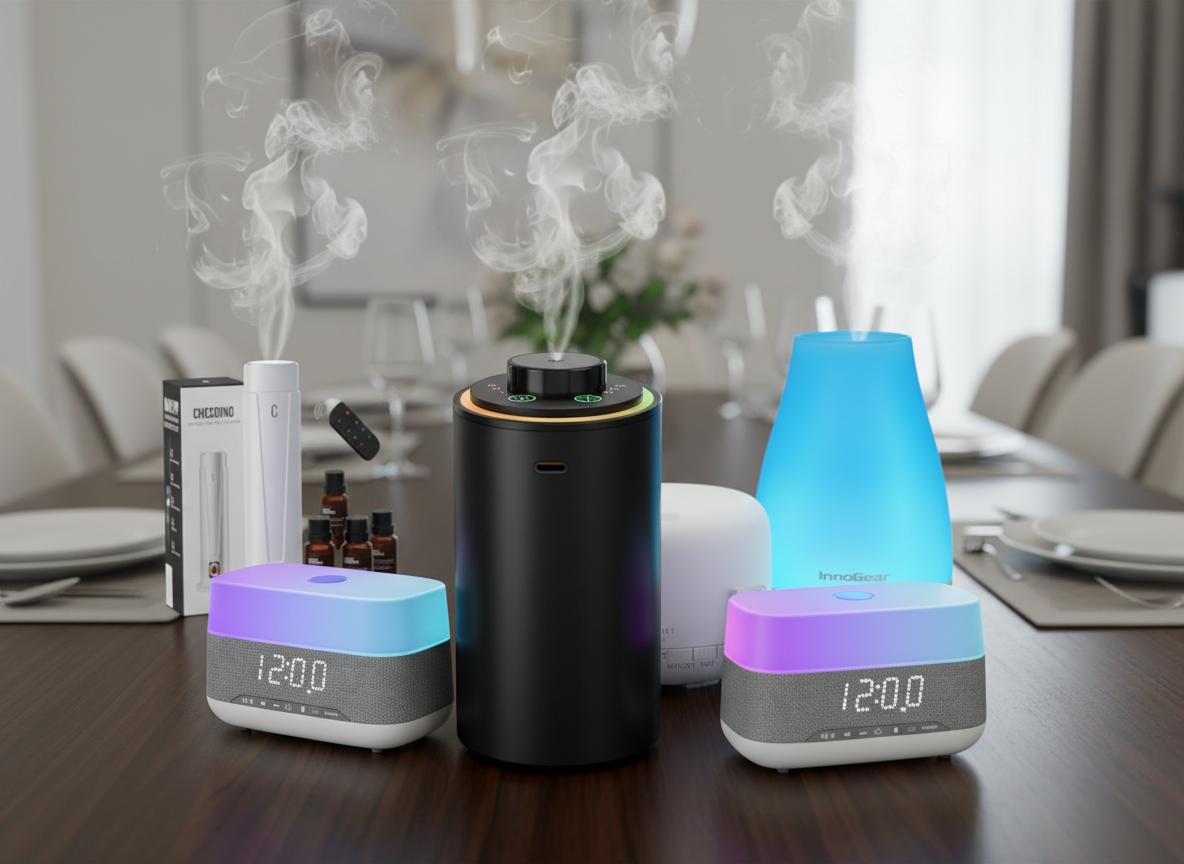 Best Digital Aroma Diffuser for Dining Tables - Long-Lasting Fragrance, Water-Free Operation, Compact Design