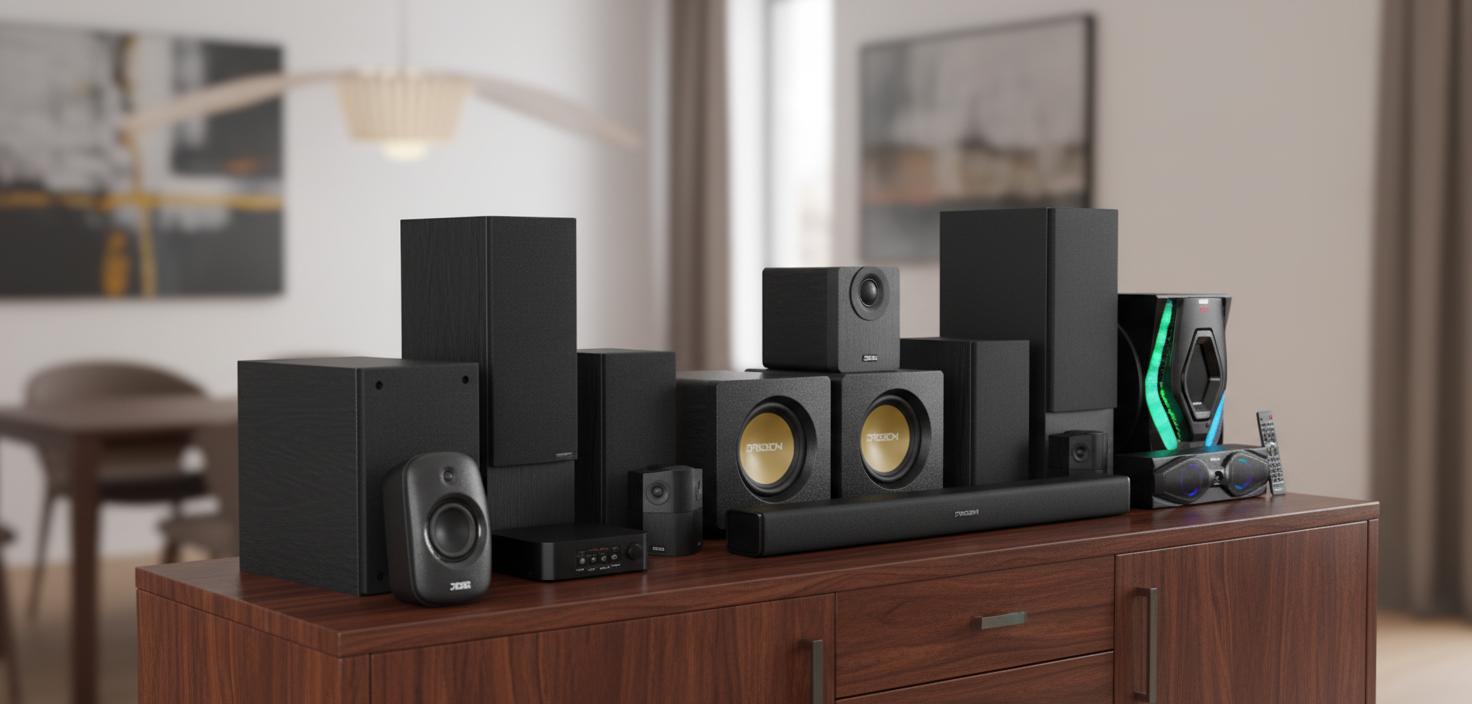Best Dining Room-Specific Ambient Sound System - Immersive 5.1 Channel Audio, Wireless Convenience, Home Theater Integration