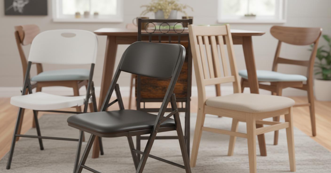 Best Foldable Dining Chairs - Sturdy Construction, Portable Design and High Weight Capacity