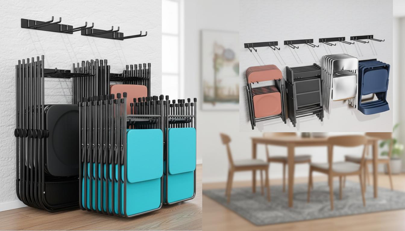 Best Foldaway Dining Chair Storage Rack - Heavy-Duty, Secure, Outdoor-Ready