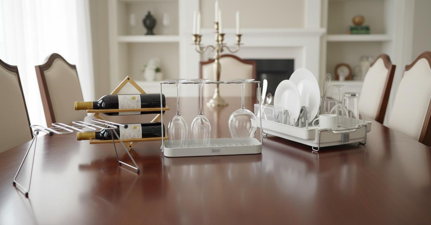 Best Foldaway Wine Glass Rack - Stylish Display, Space-Saving Design, Durable Wall Mount
