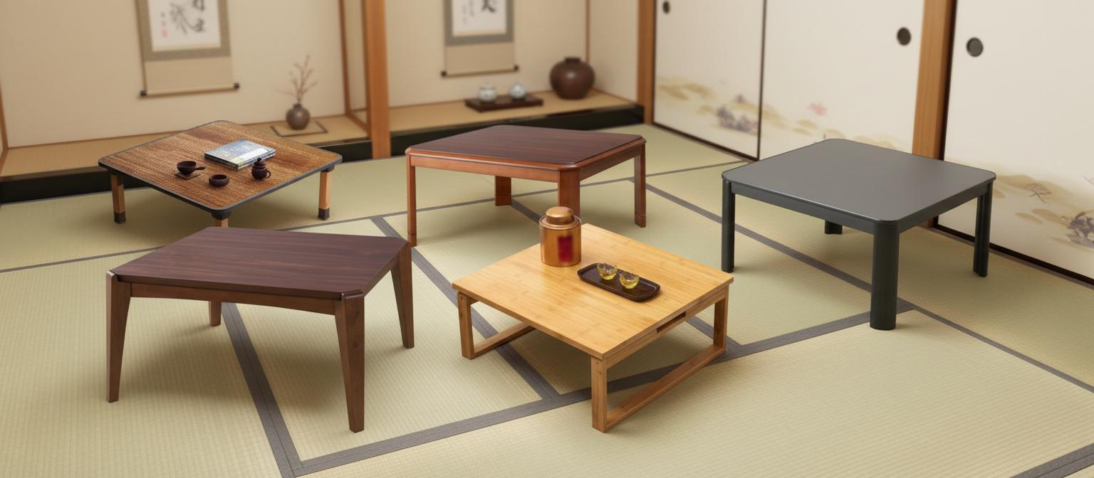 Best Japanese Kotatsu Dining Table - Versatile Design, Space-Saving Folding, Ideal for Tatami Floors
