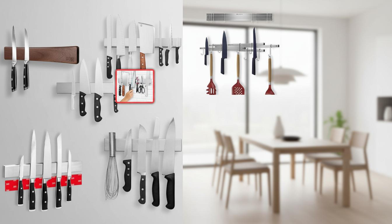 Best Magnetic Cutlery Holder - Efficient Organization, Stylish Design, and Durable Construction
