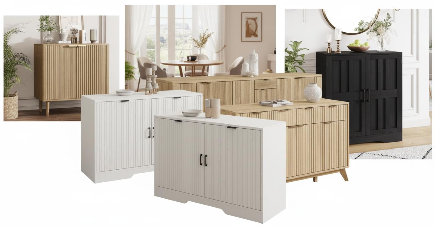 Best Modular Buffet Sideboard - Maximizing Organized Storage, Enhancing Living and Dining Spaces, Versatile Design