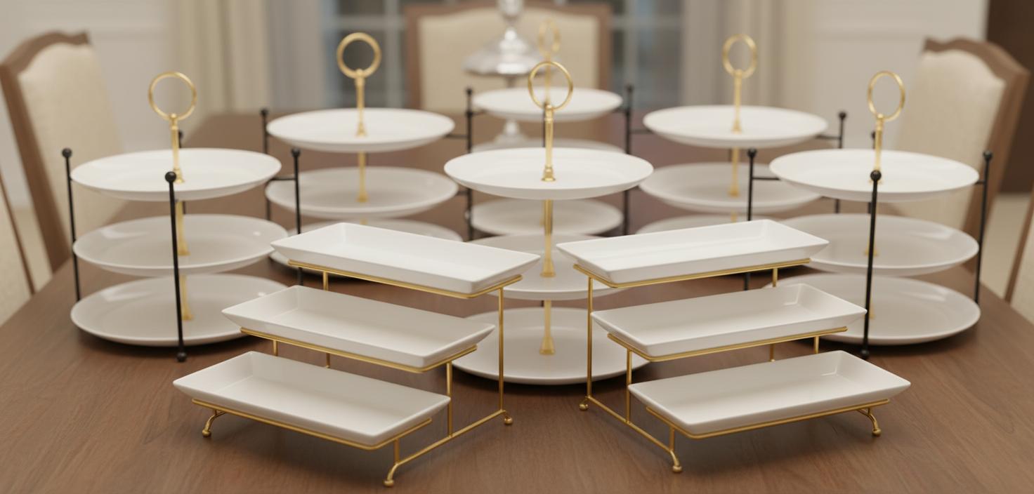 Best Multi-tiered Dessert Serving Stand - Elegant Cupcake Display, Sturdy Design, Easy Assembly