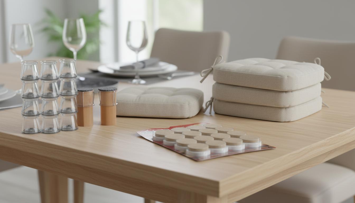 Best Noise-Cancelling Dining Chair Pads - Protect Hardwood Floors, Reduce Noise, and Prevent Chair Leg Scratches