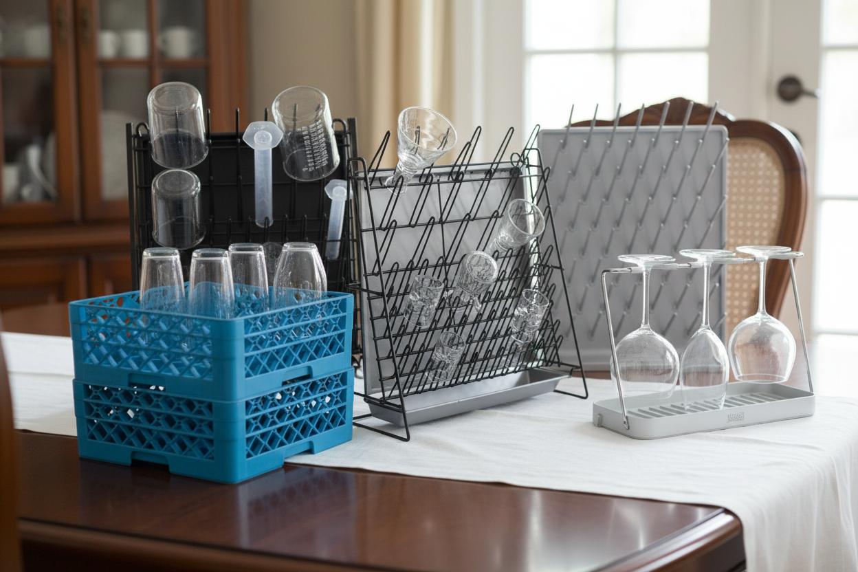 Best Retro Glassware Drying Rack - Efficient Lab Glassware Drying, Baby Bottle Friendly, Durable Design