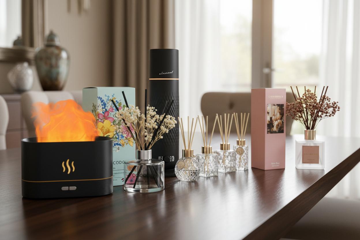 Best Scented Centerpiece Diffuser - Stylish Design, Aromatherapy Benefits, Humidifying Function
