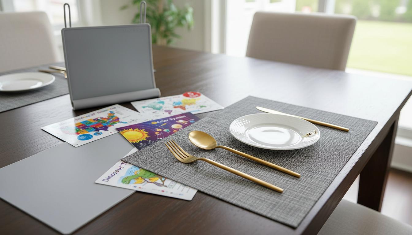 Best Self-Cleaning Placemat System - Interactive, Educational, and Kid-Friendly