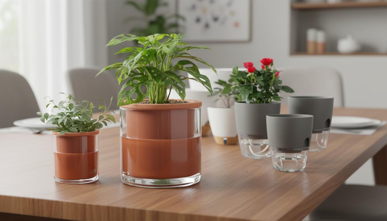 Best Self-Watering Centerpiece Plant Vases - Elegant Design, Convenient Maintenance, and Indoor-Friendly