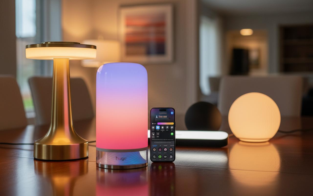 Best Smart Ambient Lighting Centerpiece - Adjustable Brightness, Long-Lasting Battery, Portable Design