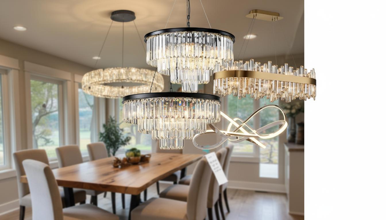 Best Smart Ambient Lighting Chandelier - Adjustable Glam Lighting, Elegant Design, Seamless Control