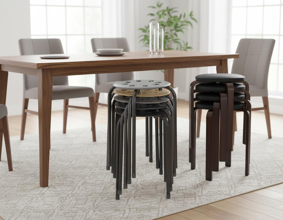 Best Stackable Cushioned Stools - Space-Saving, Durable, and Comfortable Seating