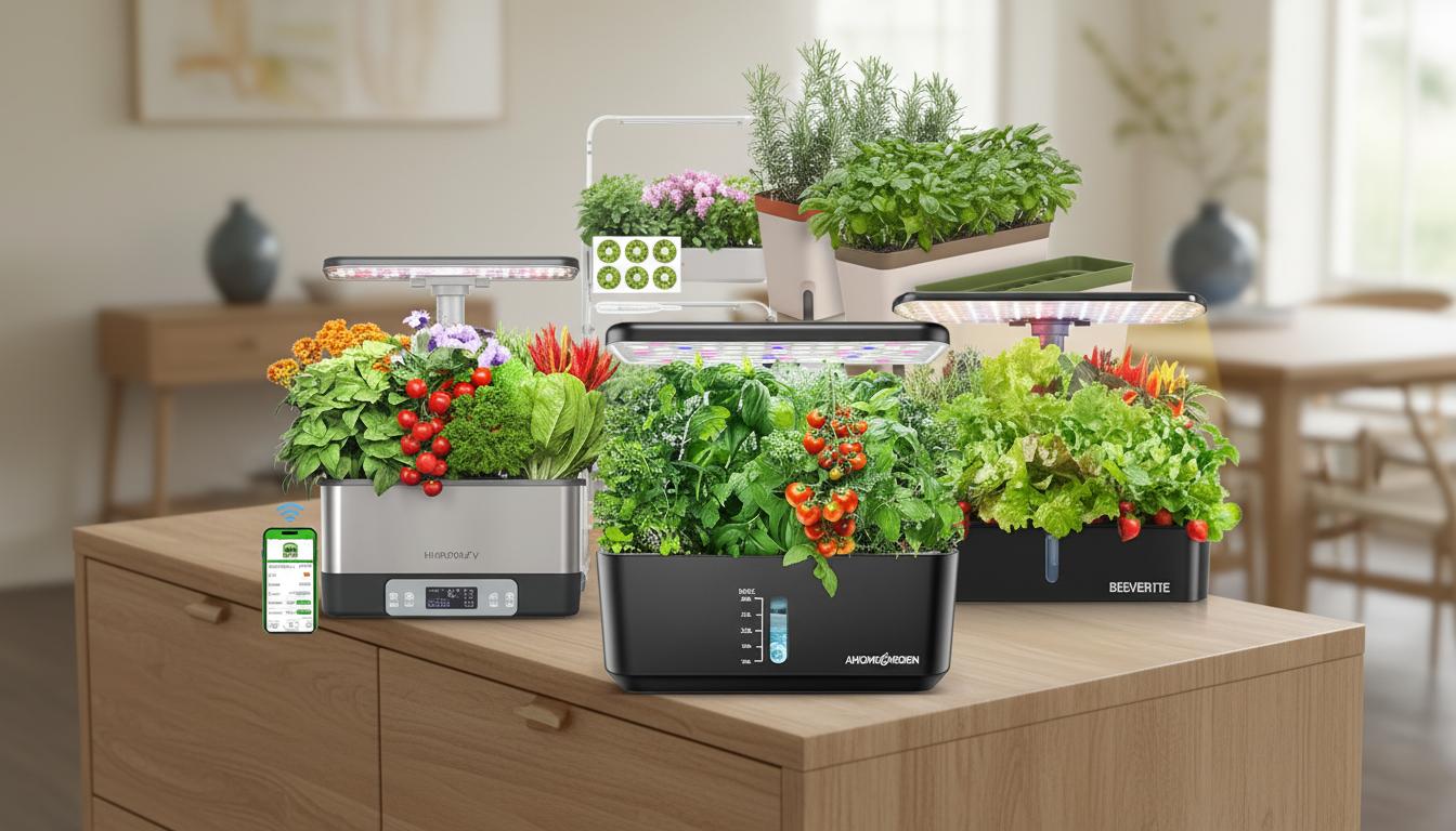 Best Tabletop Herb Garden Kits - Smart Cultivation, Indoor Friendly, Easy Maintenance