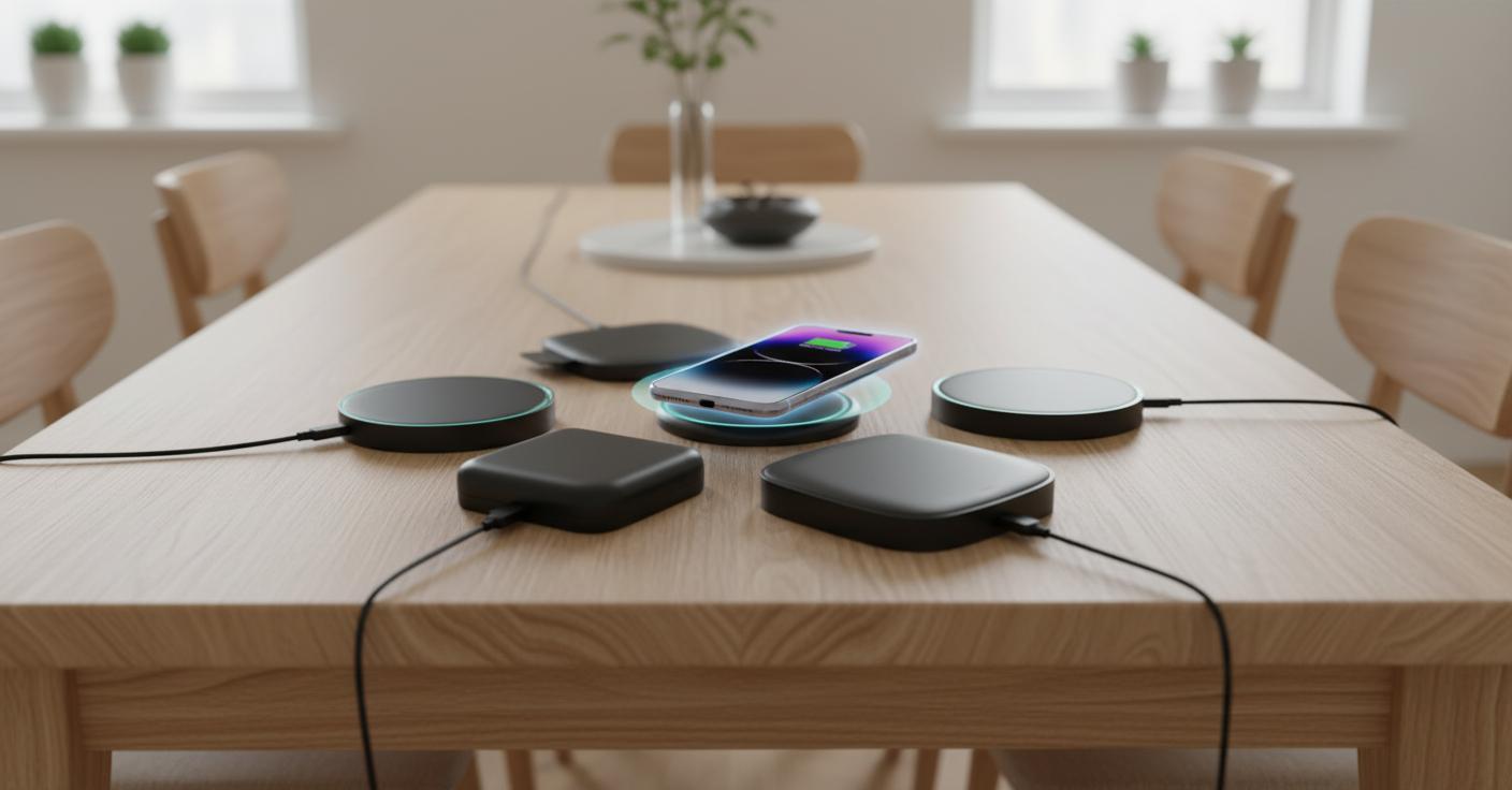 Best Under-table Wireless Charging Pad - Fast Charging, Multi-Device Support, Seamless Integration