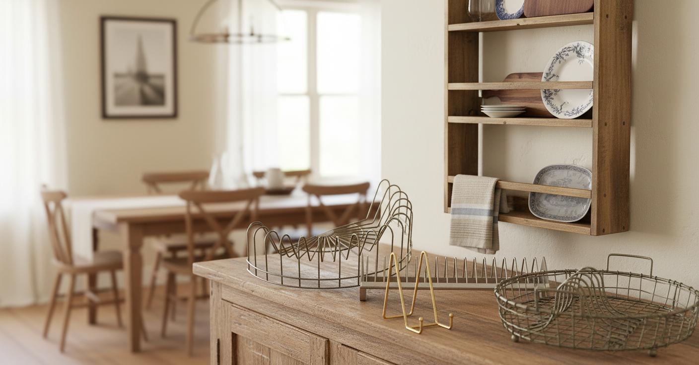 Best Vintage-Inspired Plate Rack - Versatile Organization, Rustic Charm, Timeless Elegance