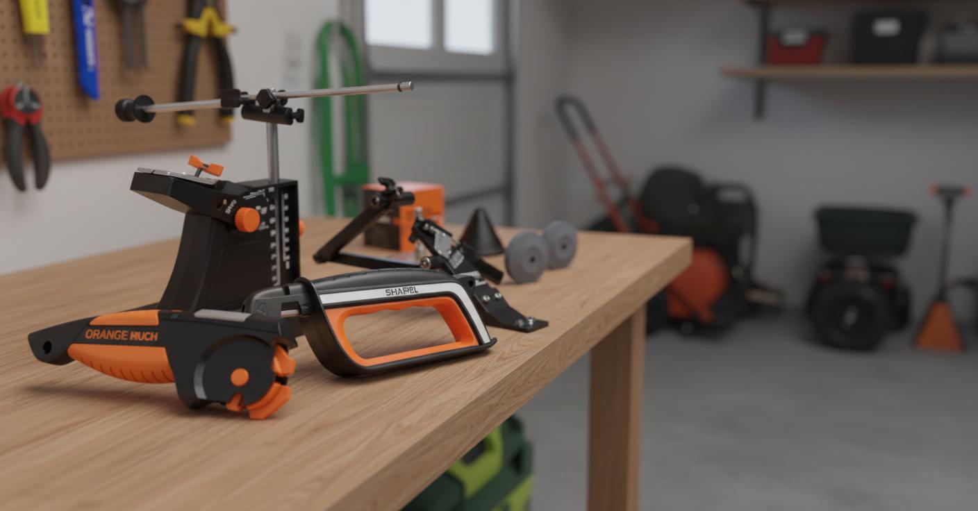 Best Automated Lawn Tool Sharpener - Precise Sharpening, Adjustable Angles, Versatile Tool Compatibility