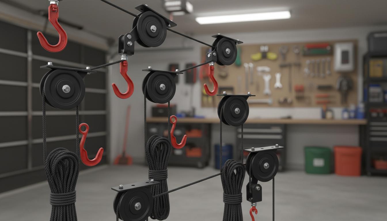 Best Bike Hoist Pulley System - Easy Installation, Space-Saving Design, Durable Materials