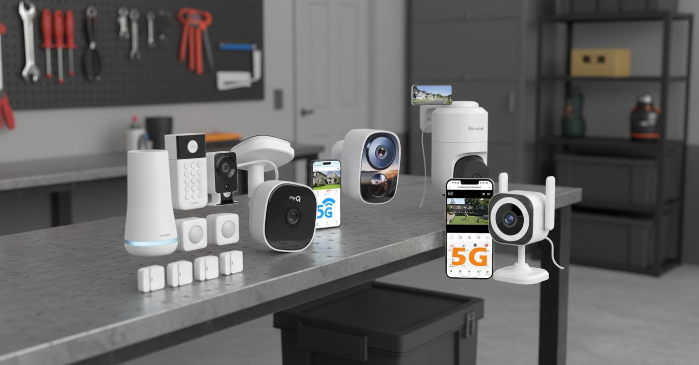 Best Bluetooth Security Camera for Garage - Easy Installation, Contract-Free Usage, Smart Home Integration
