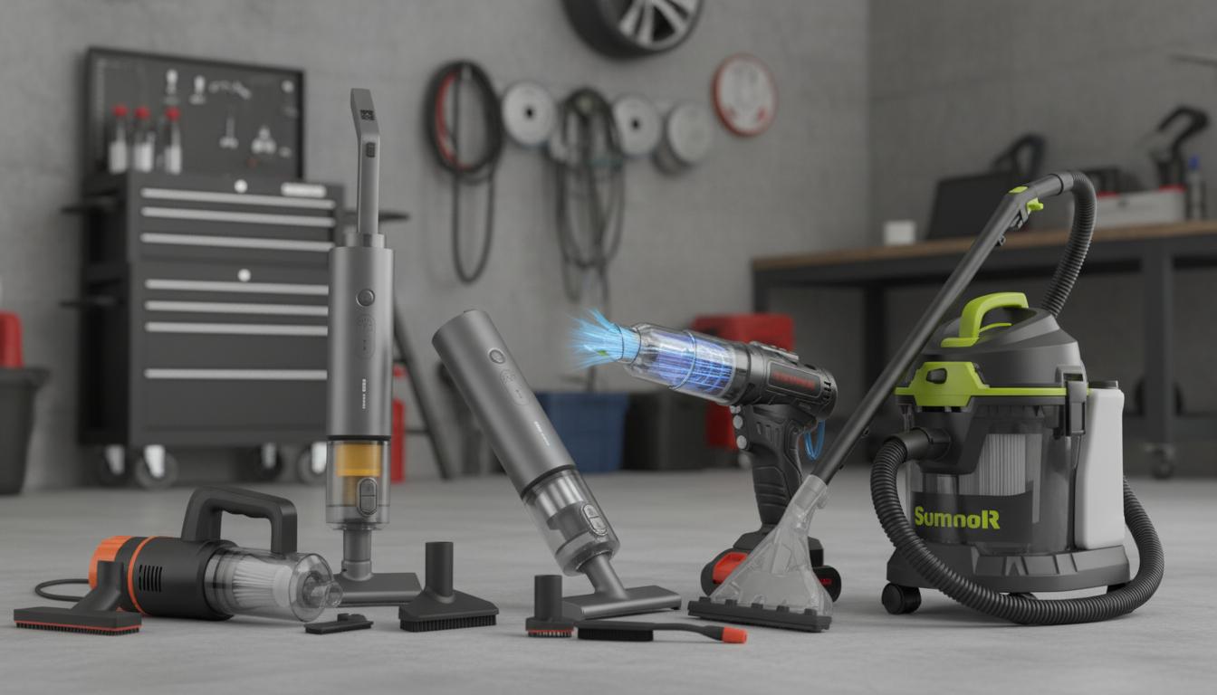 Best Car Detailing Vacuum System - Powerful, Cordless Cleaning, Ideal for Cars and Small Spaces