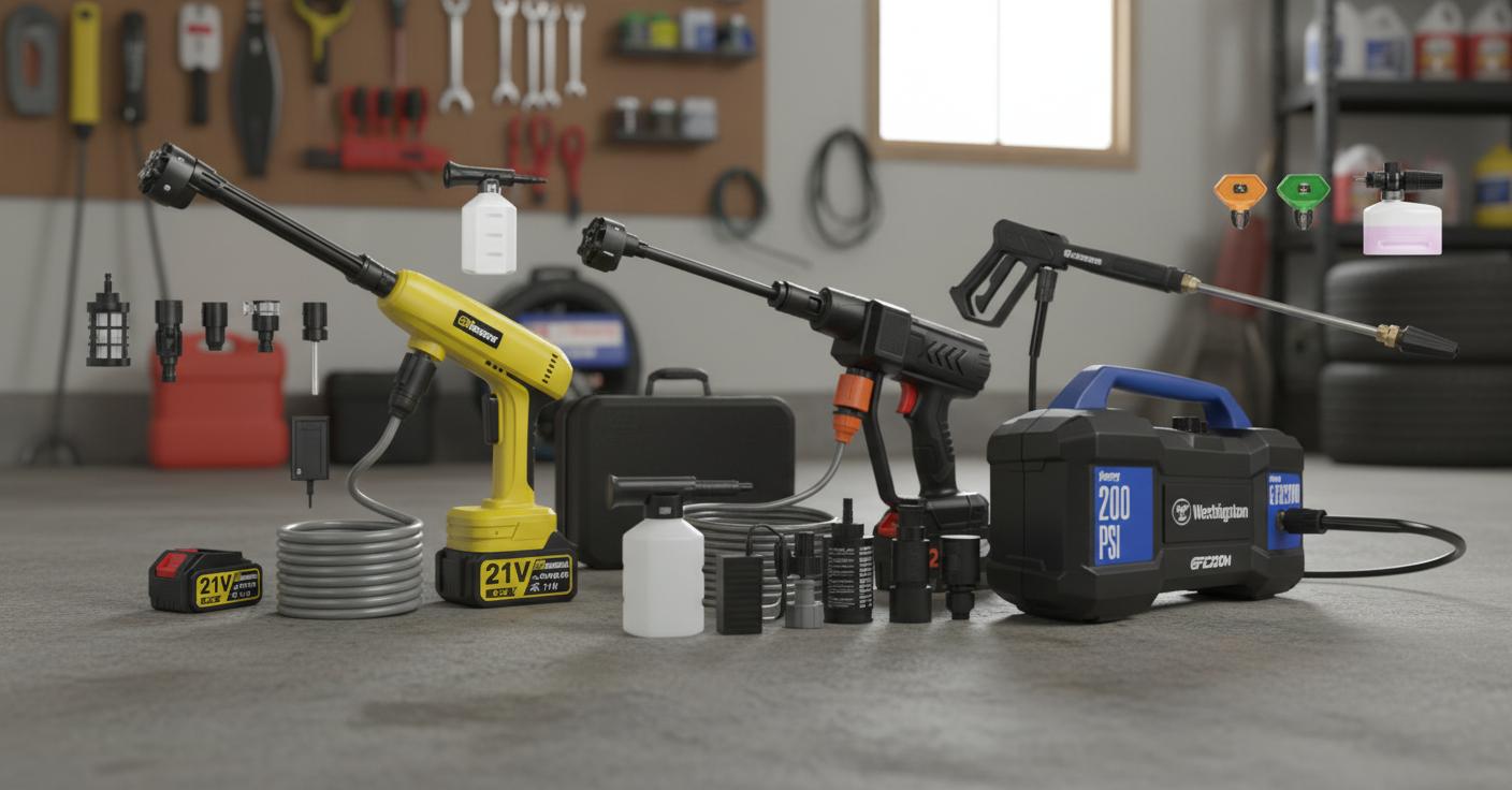 Best Cordless Power Washer - Portable, High-Pressure Cleaning, Cord-Free Convenience