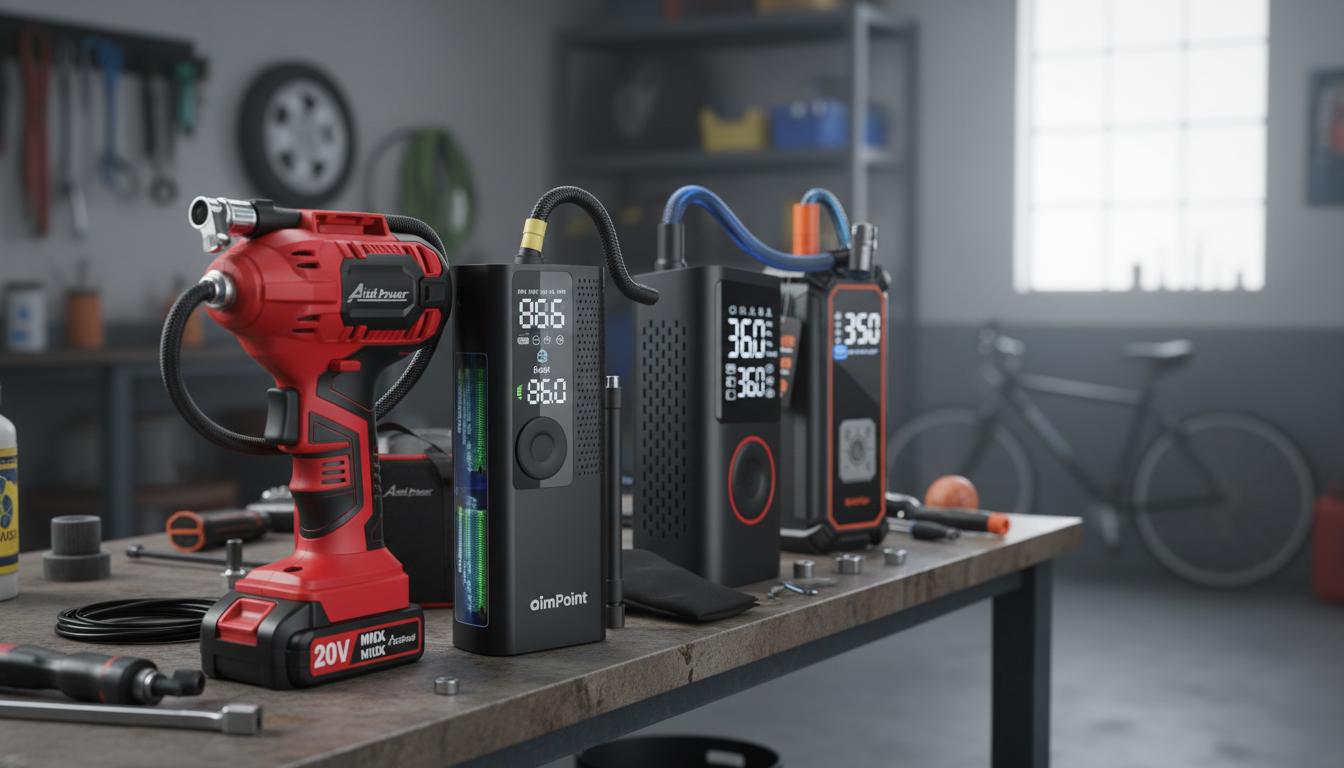 Best Cordless Tire Inflator - Fast Inflation, Portable Design, Easy to Use