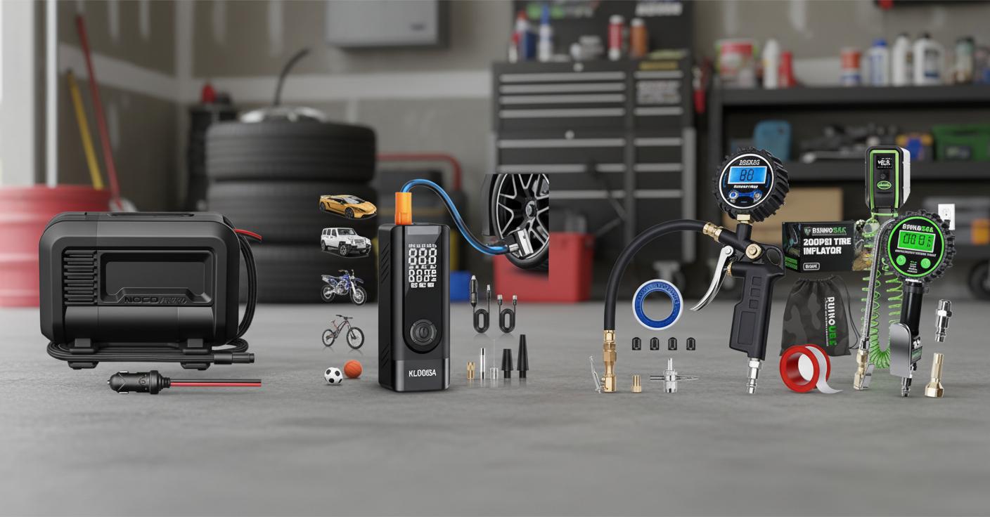 Best Digital Tire Inflator Station - Quick Inflation, Accurate Pressure, Portable Design