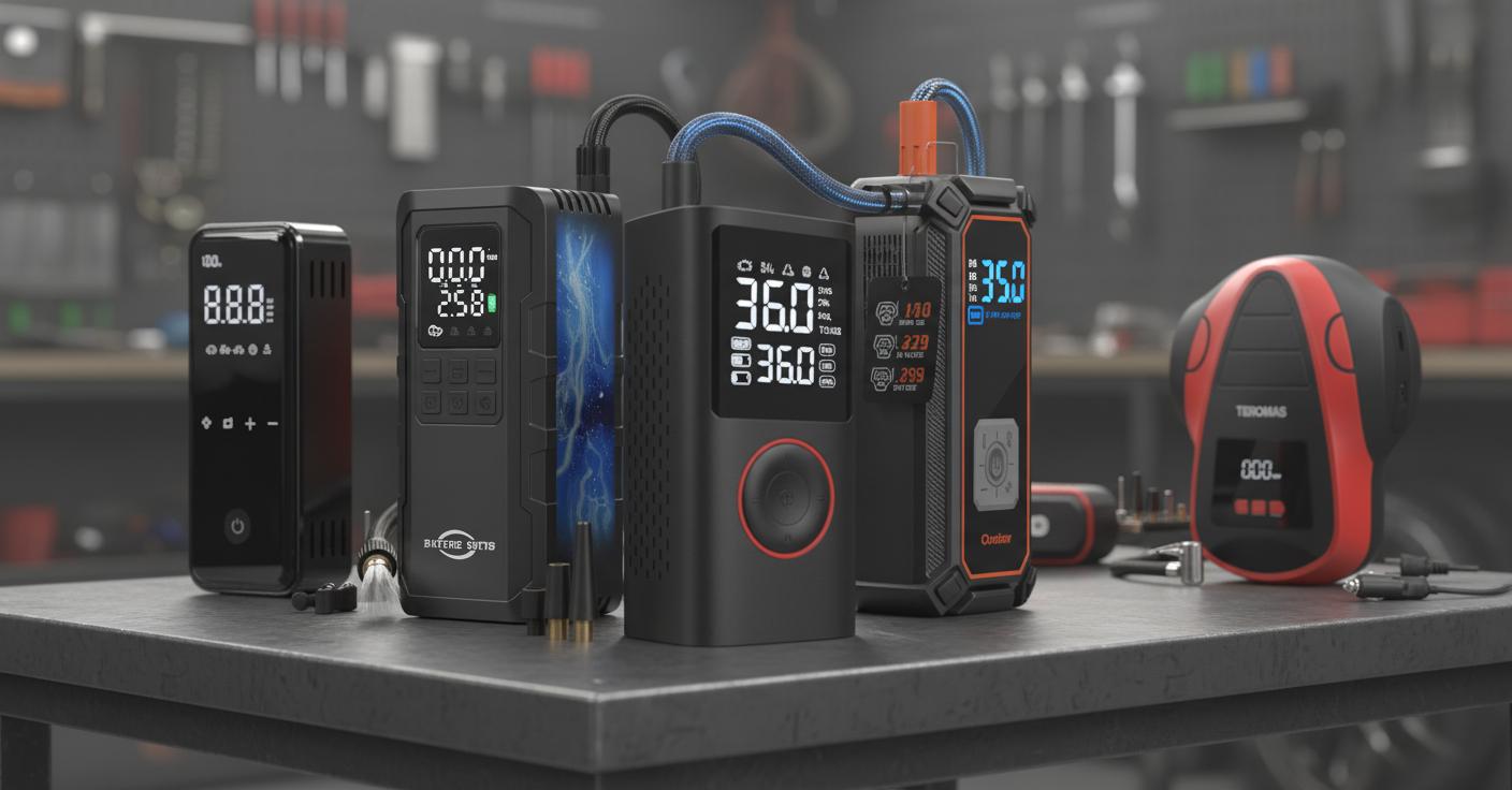 Best Electric Tire Inflator Station - Quick Inflation, Portable Design and User-Friendly Operation