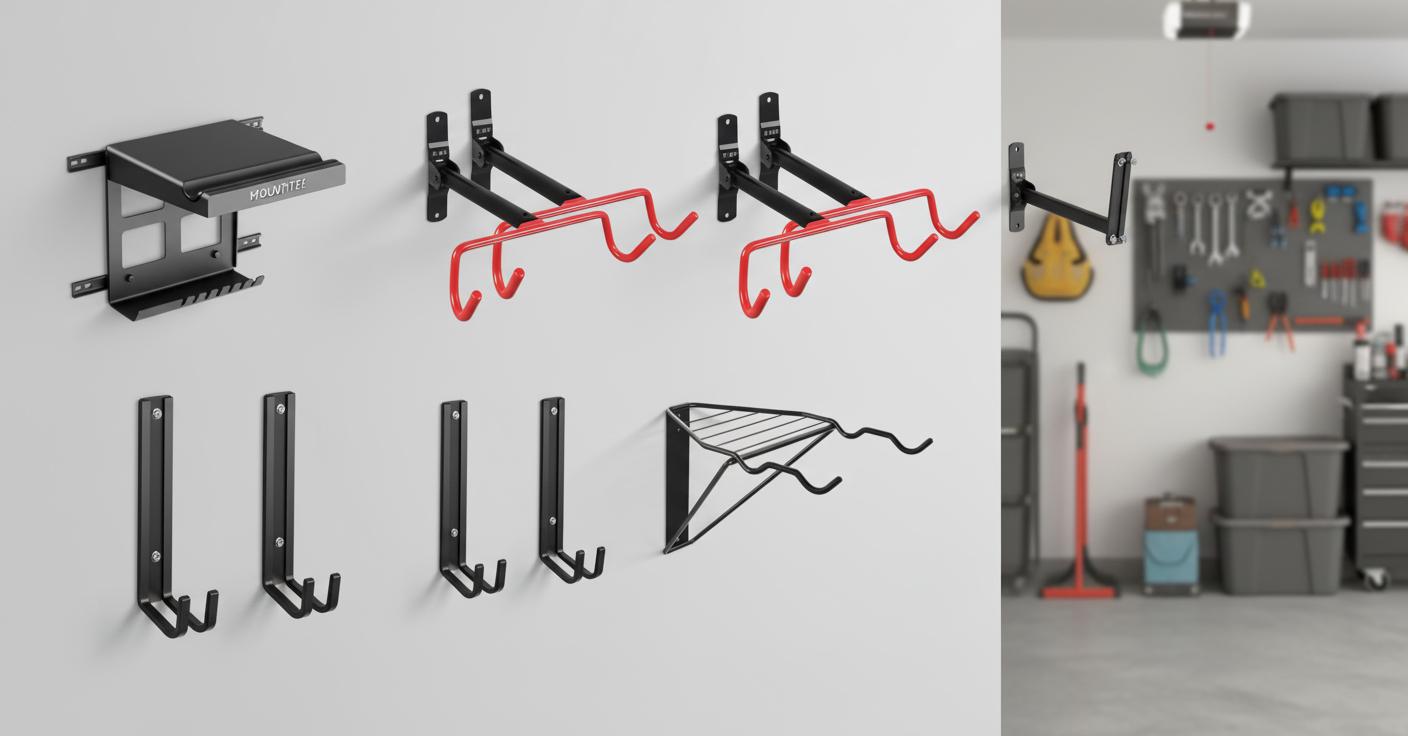 Best Fold-down Wall-mounted Bike Rack - Space-saving design, easy organization, extra storage capabilities