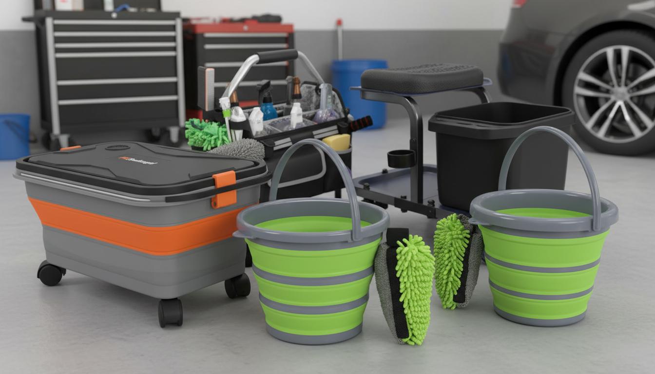 Best Foldable Car Care Wash Station - Convenient, Multi-Purpose, and Easy Mobility