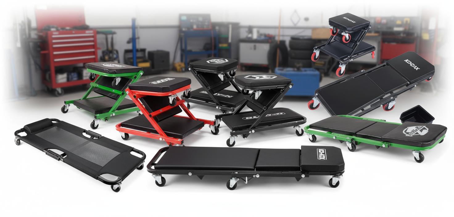 Best Foldable Vehicle Creeper - Versatile Design, High Weight Capacity, Comfortable Seat