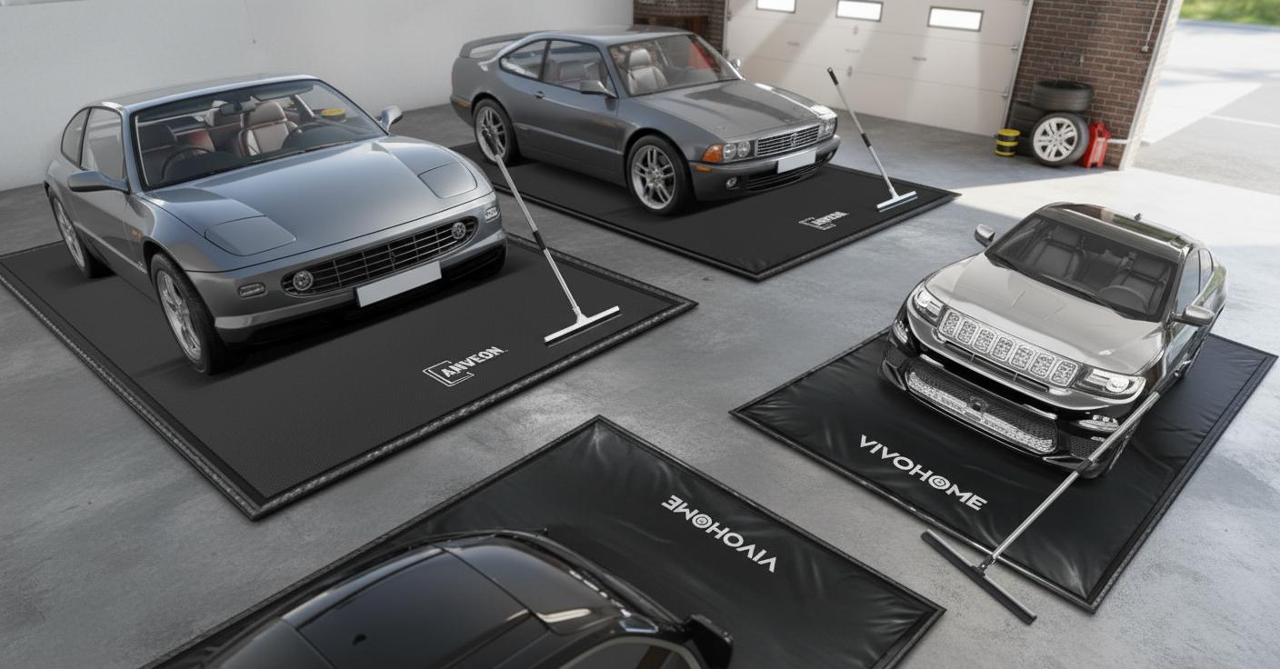Best Garage Floor Containment Mat - Heavy-Duty Waterproof, Weather-Resistant, Durable Protection