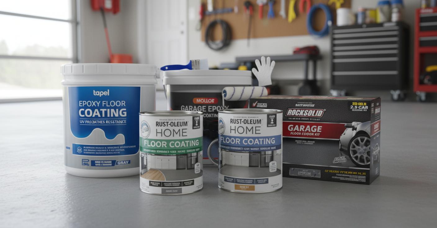 Best Heavy-Duty Floor Coating Kit - Durable, Non-Slip, and Perfect for Garage and Basement Protection