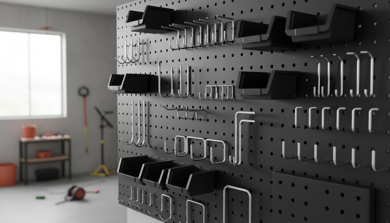 Best Heavy-Duty Pegboard Tool Organizer - Durable Metal Construction, Versatile Storage Solutions, and Efficient Garage Optimization