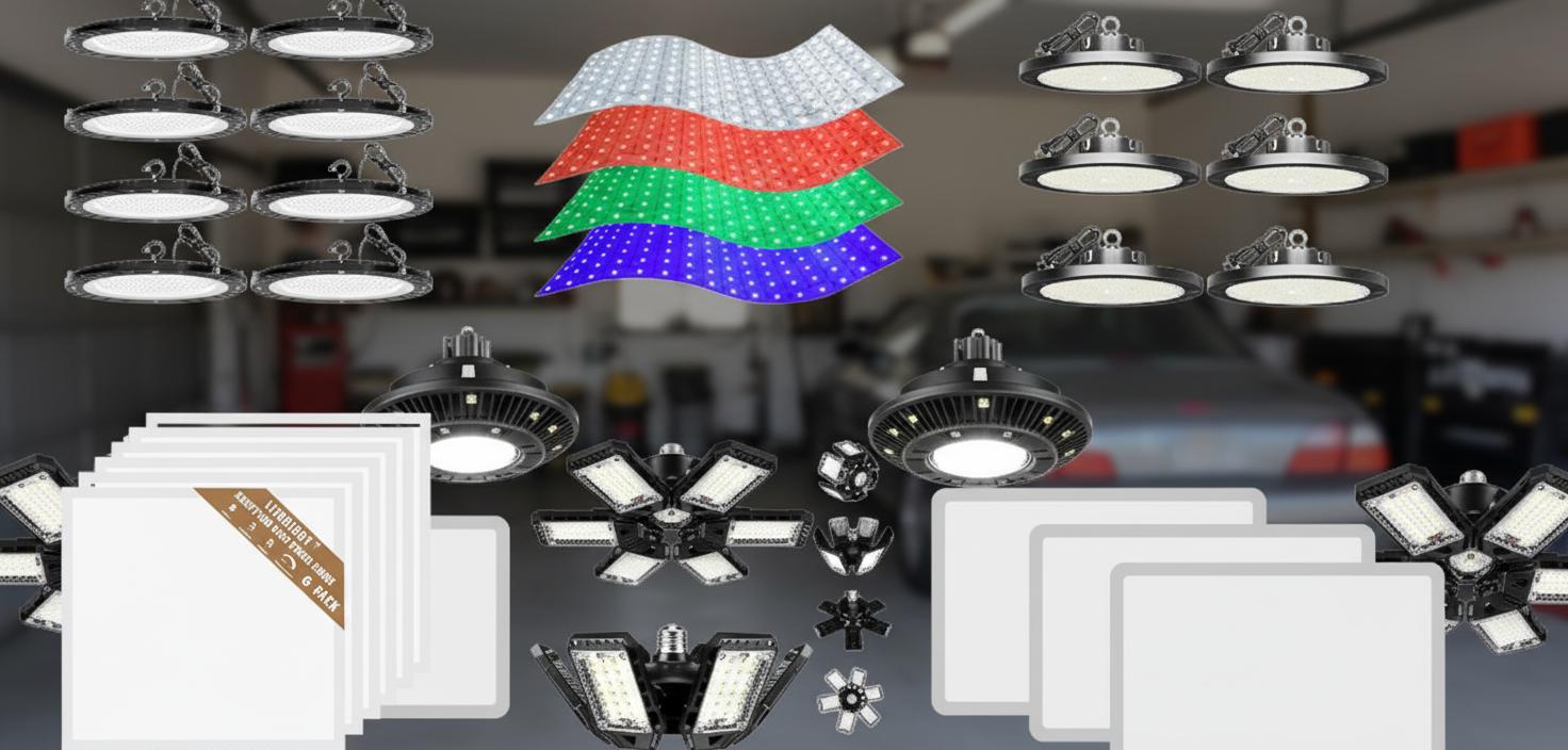 Best LED Shop Light Panels - Bright Illumination, Energy Efficiency, and Large Space Coverage