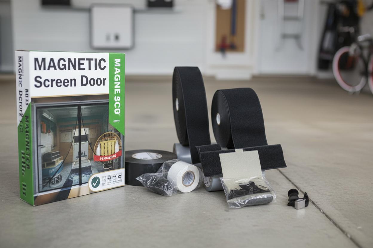 Best Magnetic Garage Door Screen - Easy Installation, Insect-Free Protection, Durable Magnetic Closure